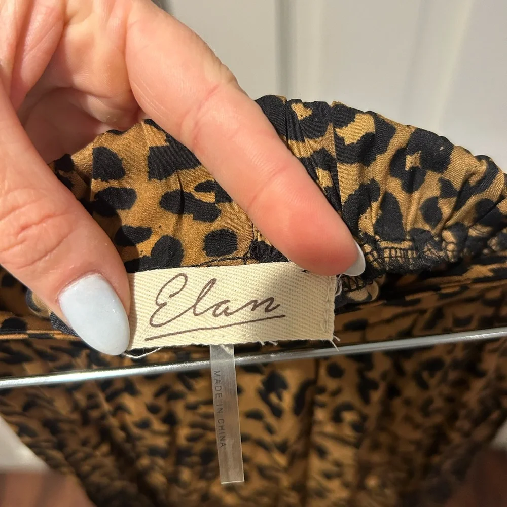 Leopard Print Midi Skirt - S - Picture 2 of 3